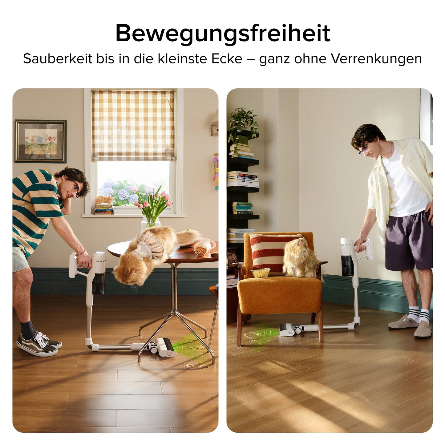 Roborock H60 2-in-1 Akku-Staubsauger mit Power-Detect