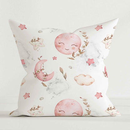 "Sweet Moon Rosa" Kinder Dekokissen