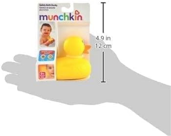 Munchkin White Hot Safety Rubber Bath Duck Toy for Babies or Toddlers | Marker Turns White To Reveal The Word Hot When Bath is Too Hot | Baby Essentials | Baby Bath | Bath Toys | 1 Pack