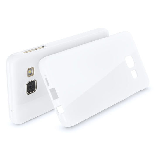 NALIA Handyhülle kompatibel mit Samsung Galaxy A5 2017, Ultra-Slim TPU Silikon Jelly Case Hülle, Dünne Gummi Schutzhülle Skin, Etui Handy-Tasche Telefon-Schale Back-Cover Smart-Phone Bumper - Weiß - Meloni2