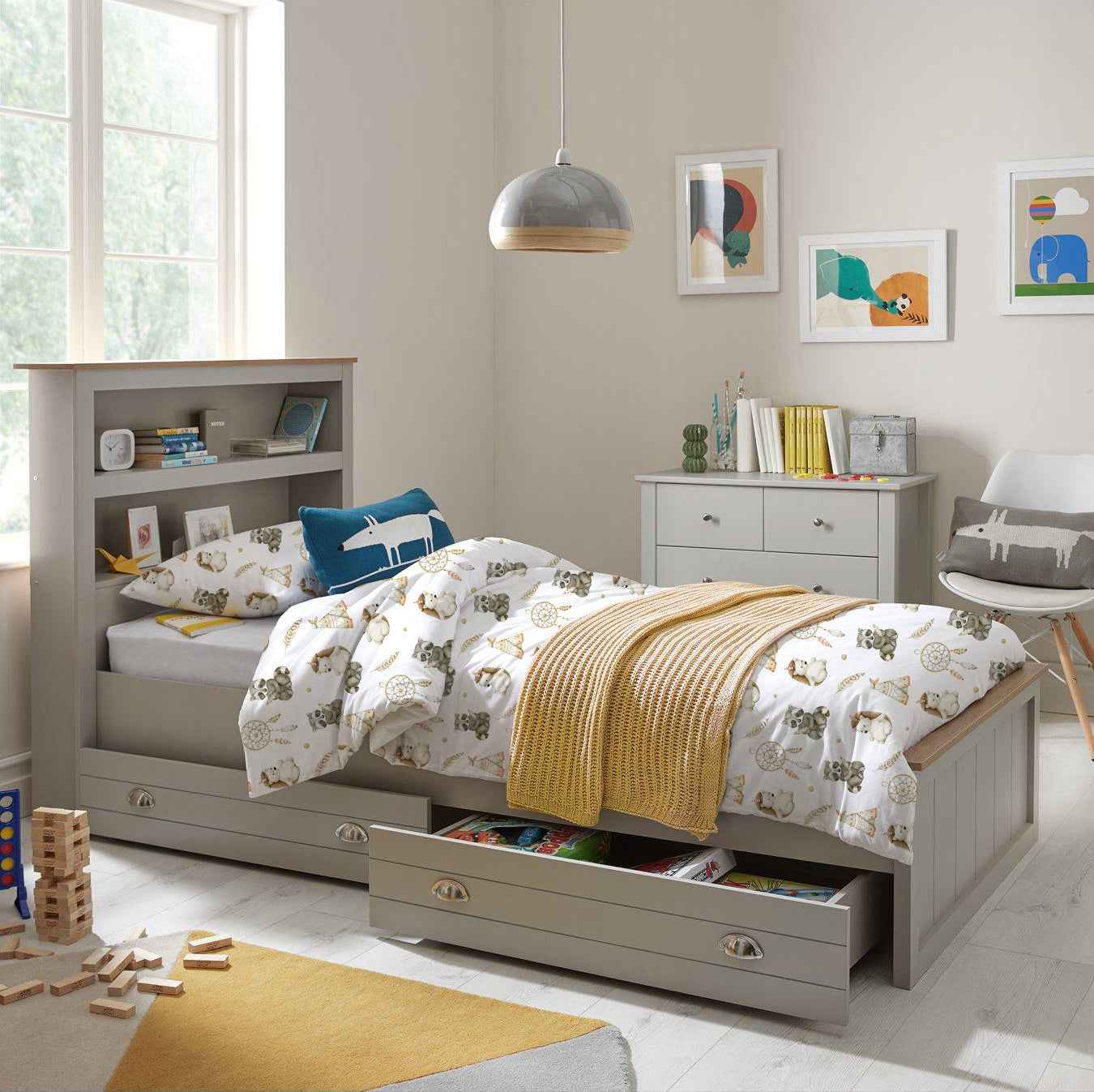 “Igel und Waschbär” Premium Kinderbettwäsche