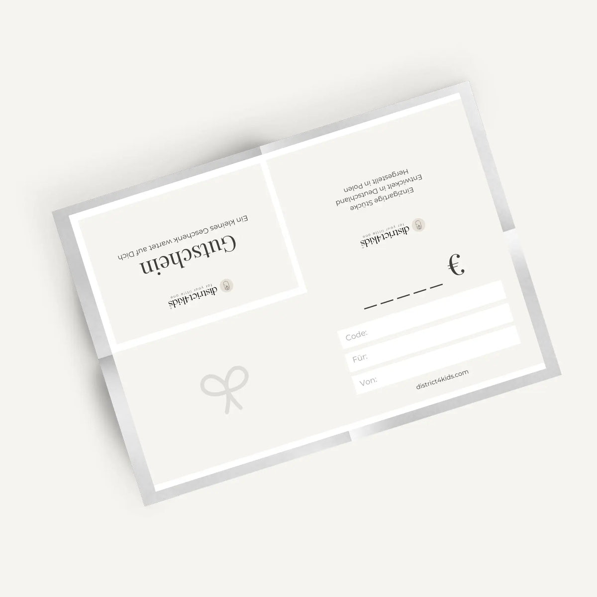 Geschenkgutschein digital – sofort per E-Mail