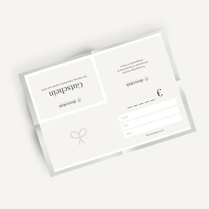 Geschenkgutschein digital – sofort per E-Mail