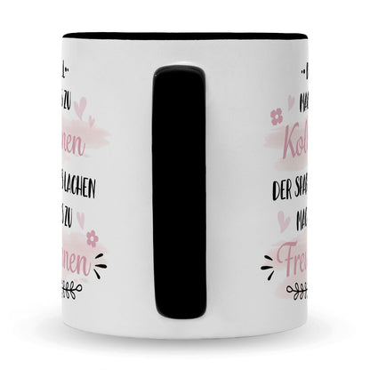 Bedruckte Tasse mit Spruch Der Zufall machte uns zu Kolleginnen
