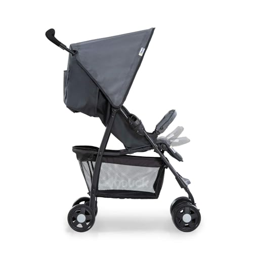 Hauck Lightweight Stroller up to 18 kg with reclining function from birth, small foldaway, sun canopy, large basket - Meloni2