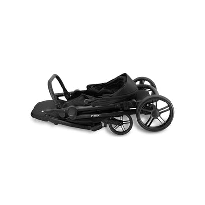 MoMi Kinderbuggy CLARA, Kinderwagen ab dem 6. Lebensmonat, bis 22 kg Körpergewicht, 5-Punkt-Sicherheitsgurt, Fußsack, Getränkehalter, Einkaufskorb, Wickeltasche, Insekten- und Regenschutz