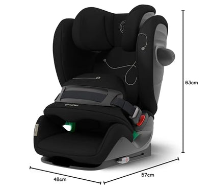 CYBEX Gold Kindersitz Pallas G i-Size, 76 - 150 cm, Ab ca. 15 Monate bis ca. 12 Jahre (ca. 9 bis 50 kg), Lava Grey