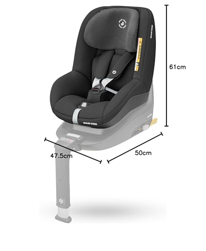 Maxi-Cosi Pearl Pro² i-Size, Kleinkinderautositz, ISOFIX, Rückwärtsgerichteter Autositz, Gruppe 1, Ab ca. 6 Monate bis 4 Jahre, 67 bis 105 cm, Authentic Black - Meloni2