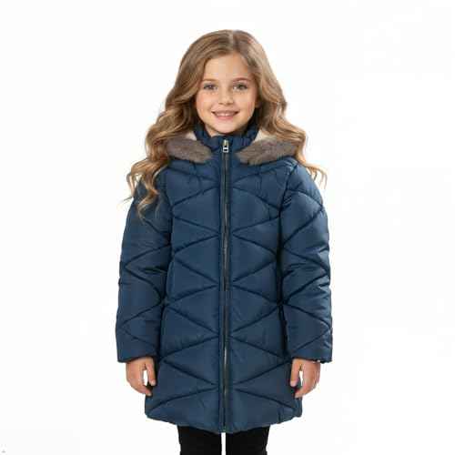 Sunny Sprout Girls' Winter Coats with Hood - Girls' Outerwear Winter Puffer Jacket with Heavy Fleece Lining | Children's Jackets & Coats