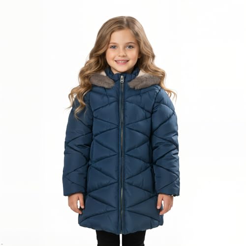 Sunny Sprout Girls' Winter Coats with Hood - Girls' Outerwear Winter Puffer Jacket with Heavy Fleece Lining | Children's Jackets &amp; Coats 