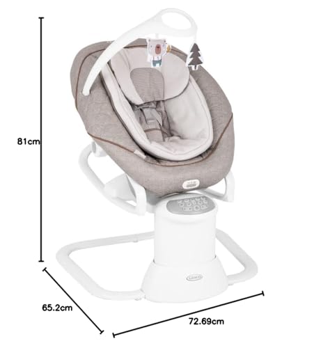 Graco All Ways™ Soother 2-in-1, elektirsche Babyschaukel und tragbare Wippe, ab Geburt bis ca. 9 Monate (9 kg), mit Vibration und einstellbarer Schwunggeschwindigkeit, Little Adventures