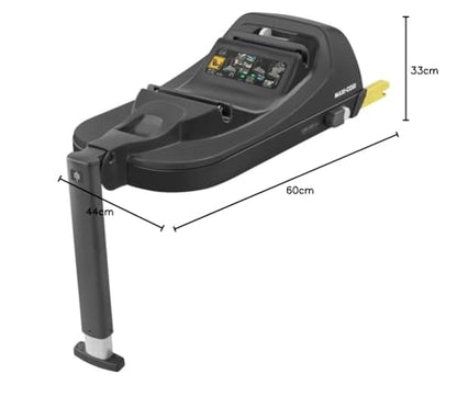 Maxi-Cosi CabrioFix i-Size, Babyschale, 0–12 Monate, max. 12 kg, leichter i-Size Kindersitz (3,2 kg), Sonnenverdeck, gepolsterter Sitz, für viele Maxi-Cosi Kinderwagen, Essential Green