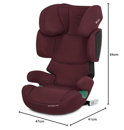 CBX by CYBEX Kinder-Autositz Solution X i-Fix, Für Autos mit und ohne ISOFIX, Ab ca. 3 bis 12 Jahre (100 - 150 cm), Ab ca. 15 bis 50 kg, Rot - Meloni2