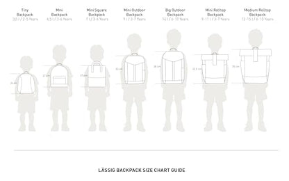 LÄSSIG Children's Backpack Nursery Bag with Chest Strap 6.5 L from 3 Years, Adventure Tractor, Kids Backpack
