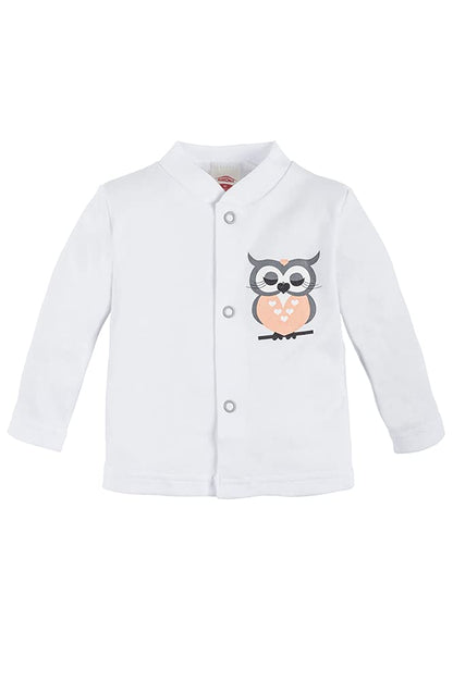 Makoma Baby Erstausstattung Strampler-Set mit Langarmshirt für Säuglinge & Neugeborene Jungen und Mädchen (50 – 74)