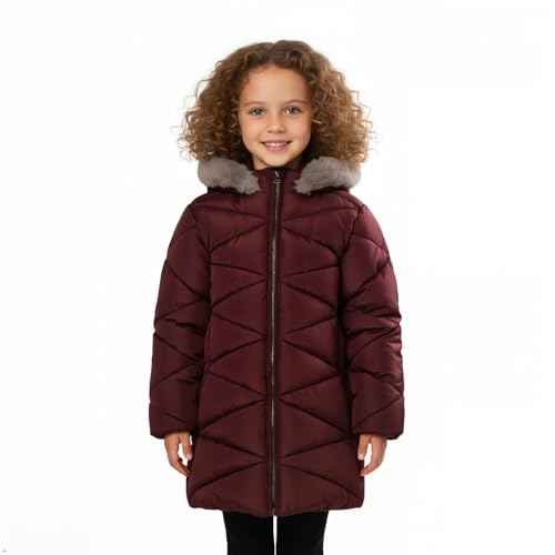 Sunny Sprout Girls' Winter Coats with Hood - Girls' Outerwear Winter Puffer Jacket with Heavy Fleece Lining | Children's Jackets & Coats