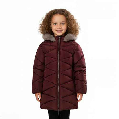 Sunny Sprout Girls' Winter Coats with Hood - Girls' Outerwear Winter Puffer Jacket with Heavy Fleece Lining | Children's Jackets & Coats