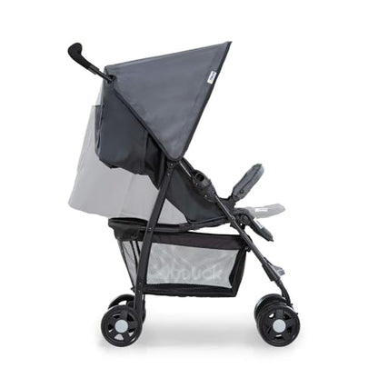 Hauck Lightweight Stroller up to 18 kg with reclining function from birth, small foldaway, sun canopy, large basket - Meloni2