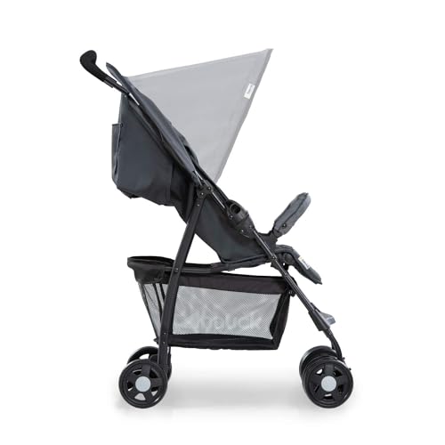 Hauck Lightweight Stroller up to 18 kg with reclining function from birth, small foldaway, sun canopy, large basket - Meloni2