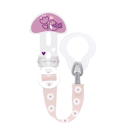 MAM Clip It! & Cover, Kette mit Schnullerbeutel, Neutral