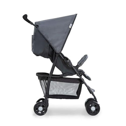 Hauck Lightweight Stroller up to 18 kg with reclining function from birth, small foldaway, sun canopy, large basket - Meloni2