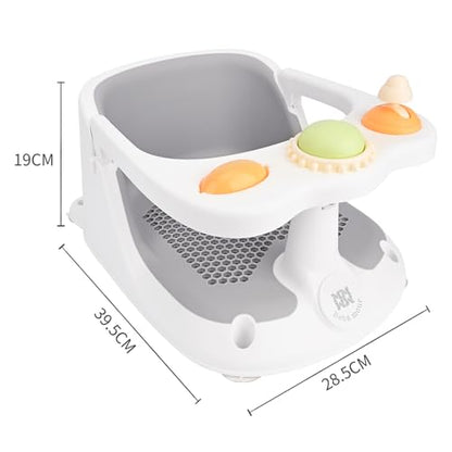 Bebamour Baby Bath Seat 6 Months + Child Bathtub Non-Slip Bath Chair, Water Jug
