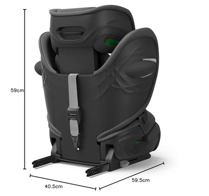 CYBEX Gold Kindersitz Pallas G i-Size, 76 - 150 cm, Ab ca. 15 Monate bis ca. 12 Jahre (ca. 9 bis 50 kg), Lava Grey