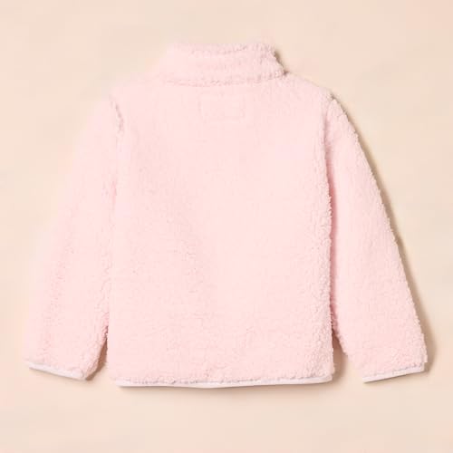 Amazon Essentials Mädchen Sherpa-Fleecejacke mit durchgehendem Reißverschluss
