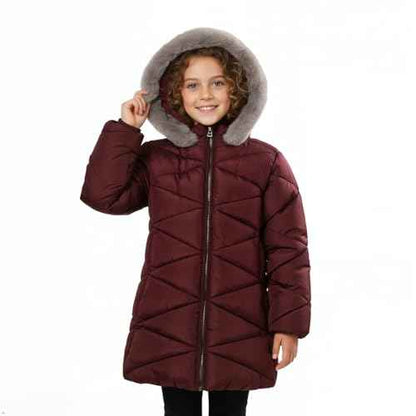 Sunny Sprout Girls' Winter Coats with Hood - Girls' Outerwear Winter Puffer Jacket with Heavy Fleece Lining | Children's Jackets & Coats