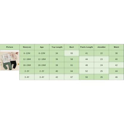 Baby Boys Soft Clothing Sets Toddler Cute Two Piece Outfit Long Sleeve Tractor Print Sweatshirt and Trousers Set Autumn Winter Jogging Suit 