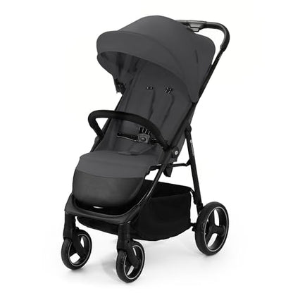 Kinderkraft TRIG 3 Kinderwagen, Kinderbuggy, Liegewagen, Sportwagen, Buggy, Zusammenklappen, Breite und tiefe Sitz, mit Liegeposition, 4 Rad Dämpfung, Große Dach, 5-Punkt-Gurt, bis zu 25 kg, Beige - Meloni2