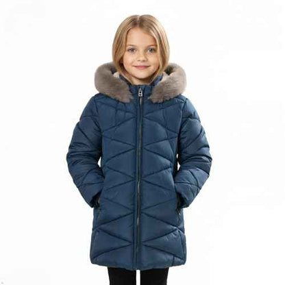 Sunny Sprout Girls' Winter Coats with Hood - Girls' Outerwear Winter Puffer Jacket with Heavy Fleece Lining | Children's Jackets & Coats