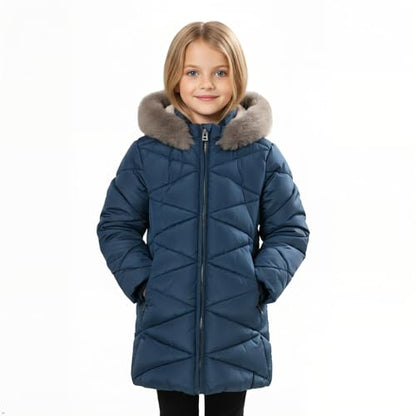 Sunny Sprout Girls' Winter Coats with Hood - Girls' Outerwear Winter Puffer Jacket with Heavy Fleece Lining | Children's Jackets &amp; Coats 