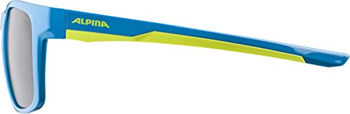 ALPINA FLEXXY COOL KIDS I - Flexible und verspiegelte Sportbrille für Kinder, Beschlagfrei, besonders bruchsicher, mit UV-A-, B- & -C-Schutz