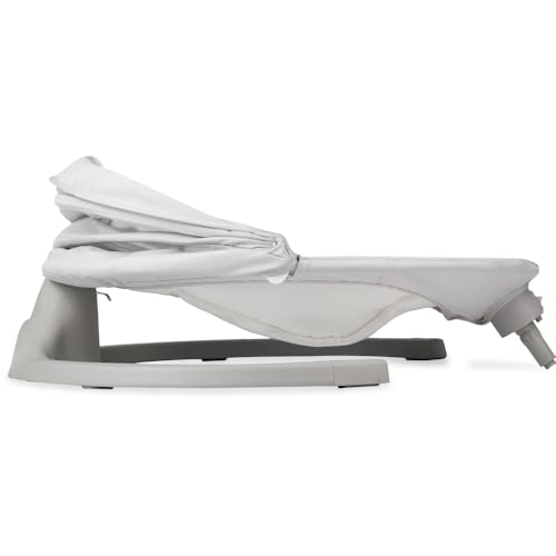 MoMi KENANI baby bouncer for children up to 9 kg, foldable, with remote control &amp; Bluetooth for connecting to a smartphone, battery or power connection, with 5-point safety belt, sun protection, insect net 