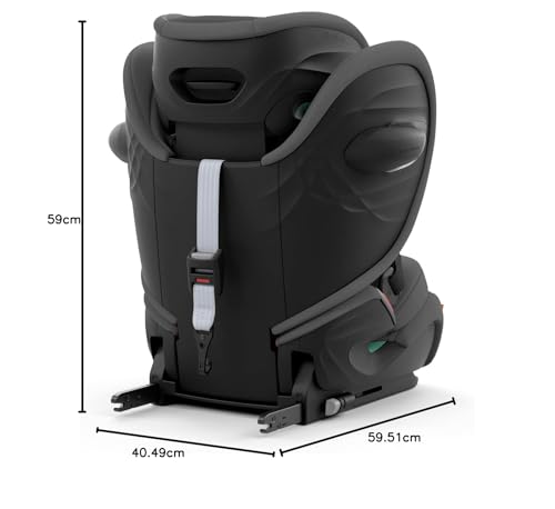 CYBEX Gold Kindersitz Pallas G i-Size, 76 - 150 cm, Ab ca. 15 Monate bis ca. 12 Jahre (ca. 9 bis 50 kg), Lava Grey