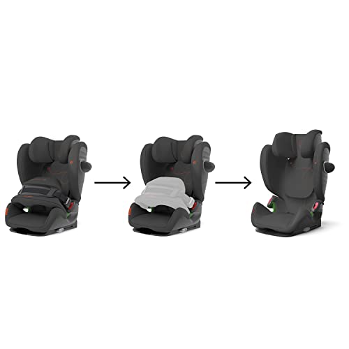 CYBEX Gold Kindersitz Pallas G i-Size, 76 - 150 cm, Ab ca. 15 Monate bis ca. 12 Jahre (ca. 9 bis 50 kg), Lava Grey