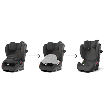 CYBEX Gold Kindersitz Pallas G i-Size, 76 - 150 cm, Ab ca. 15 Monate bis ca. 12 Jahre (ca. 9 bis 50 kg), Lava Grey
