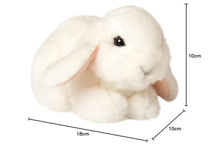 Uni-Toys - Widderkaninchen, liegend (braun) - 18 cm (Länge) - Plüsch-Hase, Kaninchen - Plüschtier, Kuscheltier