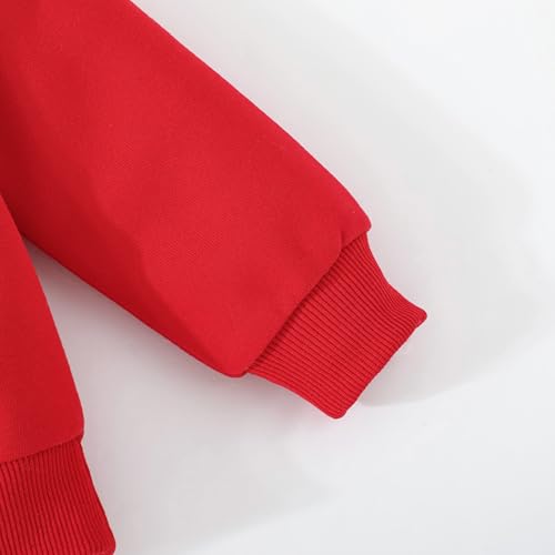 Mädchen Herz Pullover Baumwolle Kinder Valentinstag Sweatshirt Crew Neck Langarm Winter Kleidung Tops 2-7 Jahre