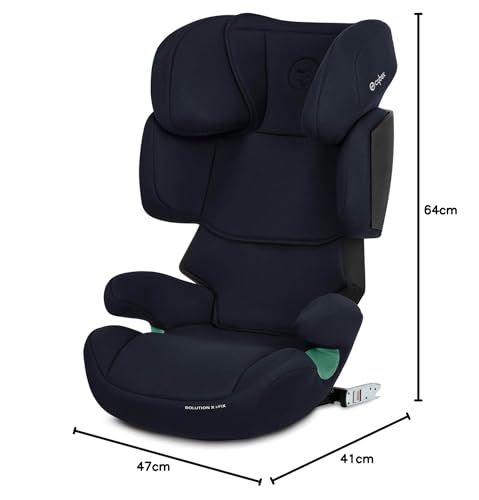 CBX by CYBEX Kinder-Autositz Solution X i-Fix, Für Autos mit und ohne ISOFIX, Ab ca. 3 bis 12 Jahre (100 - 150 cm), Ab ca. 15 bis 50 kg, Rot - Meloni2