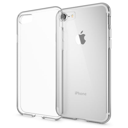 NALIA Transparente Silikonhülle für iPhone 7 / 8 / SE 2020 / SE 2022 – Anti-Gelb & Rutschfest – GLAZE (Handyhülle Kristallklar, Schlank & Stoßfest) – Marke aus Berlin