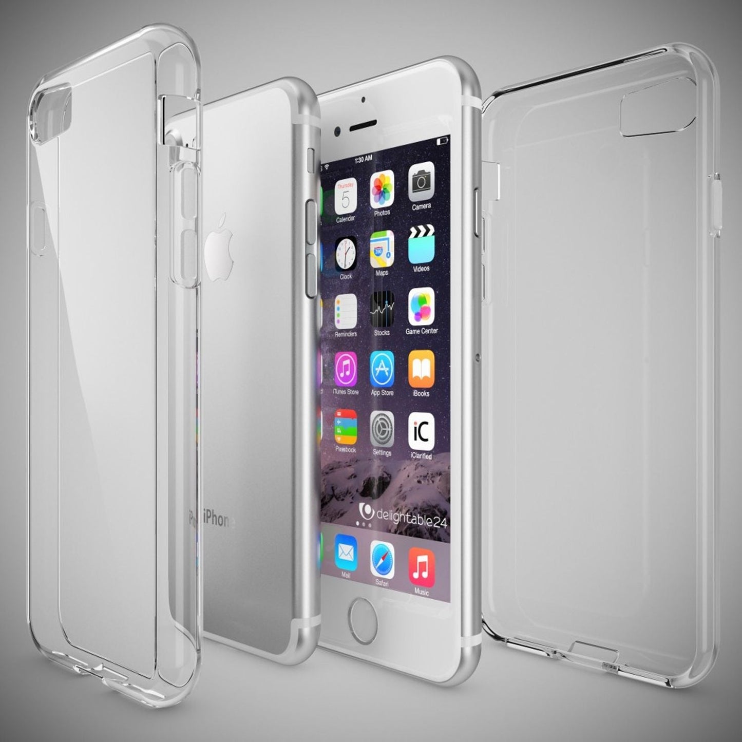 NALIA Transparente Silikonhülle für iPhone 7 / 8 / SE 2020 / SE 2022 – Anti-Gelb & Rutschfest – GLAZE (Handyhülle Kristallklar, Schlank & Stoßfest) – Marke aus Berlin