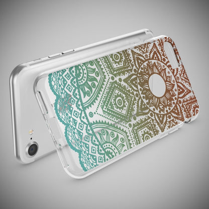 NALIA Handyhülle kompatibel mit iPhone 7, Slim Silikon Motiv Handy-Case Crystal Schutz-Hülle Dünn Durchsichtig, Etui Handy-Tasche Schale Back-Cover Transparent Bumper