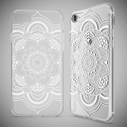 NALIA Handyhülle kompatibel mit iPhone 7, Slim Silikon Motiv Handy-Case Crystal Schutz-Hülle Dünn Durchsichtig, Etui Handy-Tasche Schale Back-Cover Transparent Bumper