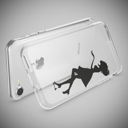 NALIA Handyhülle kompatibel mit iPhone 7, Slim Silikon Motiv Handy-Case Crystal Schutz-Hülle Dünn Durchsichtig, Etui Handy-Tasche Schale Back-Cover Transparent Bumper