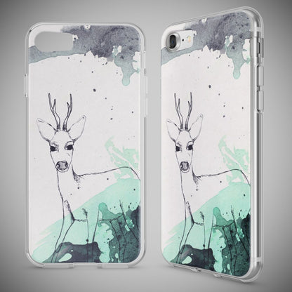 NALIA Handyhülle kompatibel mit iPhone 7, Slim Silikon Motiv Handy-Case Crystal Schutz-Hülle Dünn Durchsichtig, Etui Handy-Tasche Schale Back-Cover Transparent Bumper