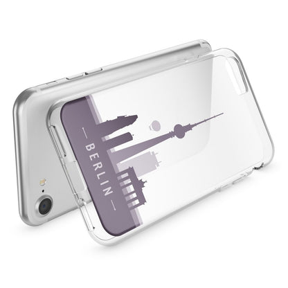 NALIA Handyhülle kompatibel mit iPhone 7, Slim Silikon Motiv Handy-Case Crystal Schutz-Hülle Dünn Durchsichtig, Etui Handy-Tasche Schale Back-Cover Transparent Bumper