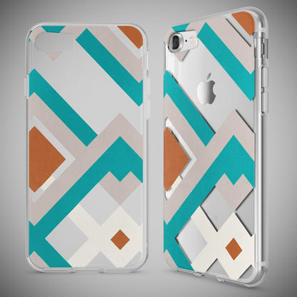 NALIA Handyhülle kompatibel mit iPhone 7, Slim Silikon Motiv Handy-Case Crystal Schutz-Hülle Dünn Durchsichtig, Etui Handy-Tasche Schale Back-Cover Transparent Bumper