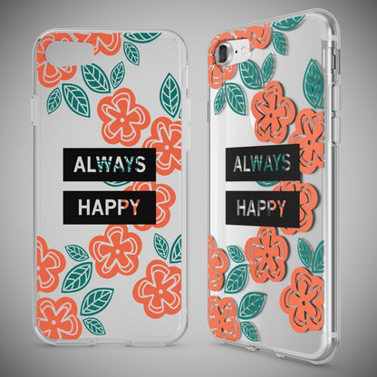 NALIA Handyhülle kompatibel mit iPhone 7, Slim Silikon Motiv Handy-Case Crystal Schutz-Hülle Dünn Durchsichtig, Etui Handy-Tasche Schale Back-Cover Transparent Bumper